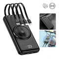 Mobile Nexus 20000mAh Wireless Power Bank with Built-in Quad Cables