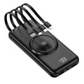 Mobile Nexus 20000mAh Wireless Power Bank with Built-in Quad Cables